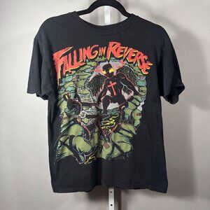 Vintage Falling In Reverse Graphic Band T-Shirt Black By Startee